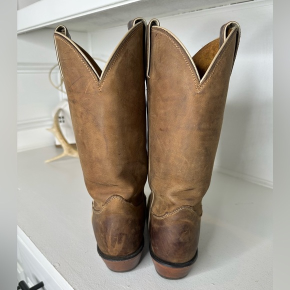 Nocona Handcrafted USA Leather Western Boots – Women’s 7.5 B – OU Sooners Logo - Picture 5 of 8